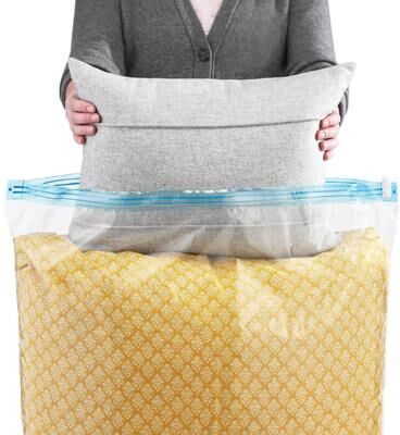 Whitmor Spacemaker Vacuum Storage Bag - White