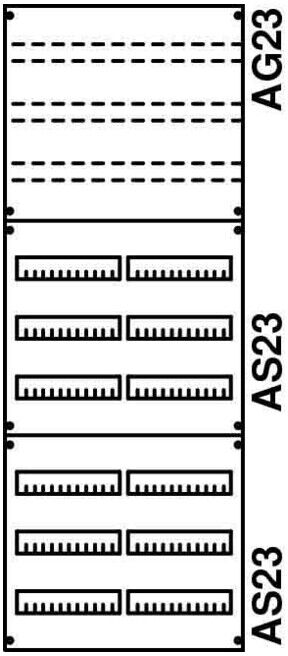 Striebel&John; Champ de distribution 2V5KA ; STRIEBEL & JOHN (2CPX037668R9999)