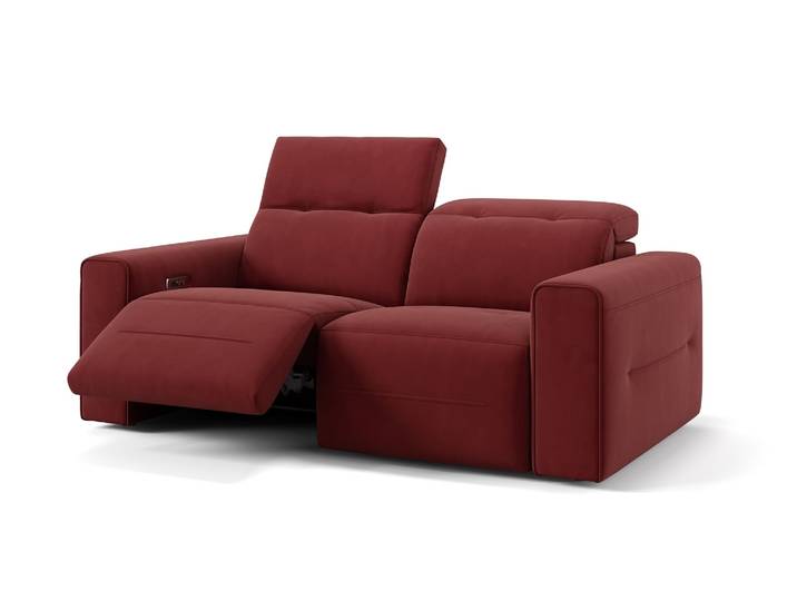 Stoff Sofa CANNES 2-Sitzer Relaxgarnitur Design Couch