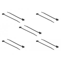 Delock 18893 Kabelbinder 140 mm 4 mm Schwarz mit Spreizanker 10 St.