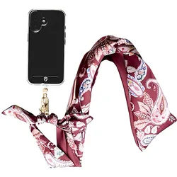 Force Case Abnehmbarer Smartphone-Schultergurt Bandana, Handykette, Rot