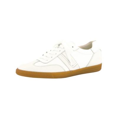 Sneaker PAUL GREEN "Paul Green Sneaker Leder", Damen, Gr. 37, weiß, Leder, Schuhe Sneaker