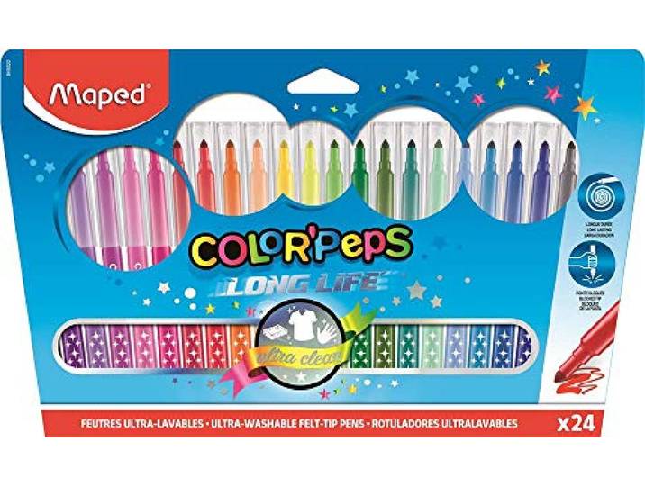 Maped M845022 Vezel Color Peps 24 stuks kartonnen etui