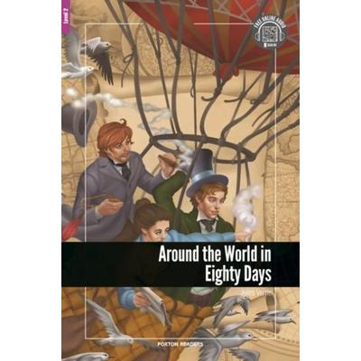 Around the World in Eighty Days - Foxton Reader Level-2 (600 Headwords A2/B1) with free online AUDIO, Taschenbuch von Jules Verne, Foxton Books,