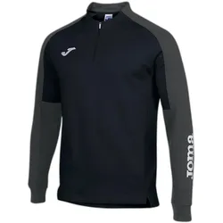 Joma, Herren, Sportshirt, Öko-Meisterschafts-Sweatshirt (116), Schwarz, Grau, 116