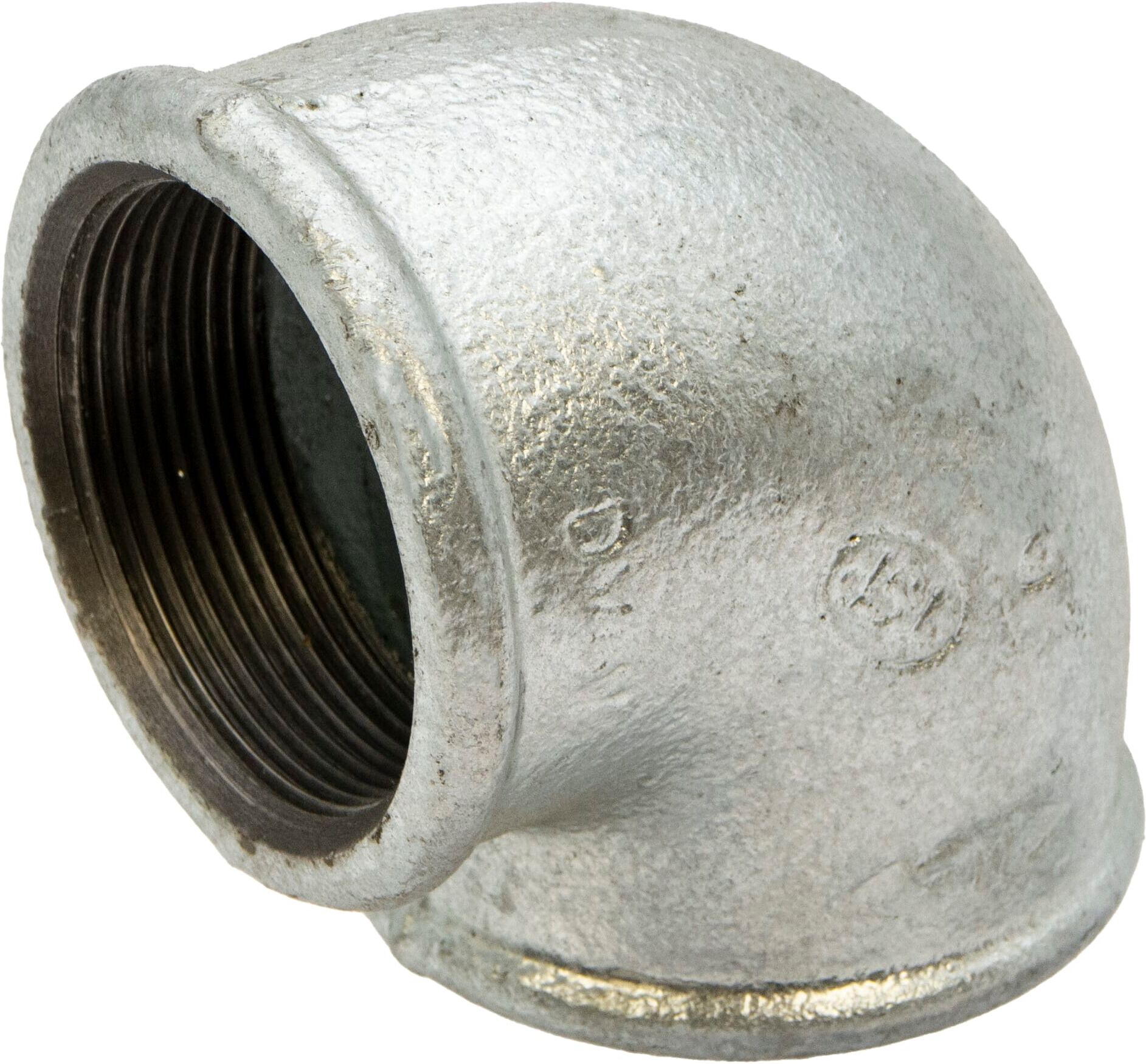 Hamilton Gas Products Ltd Galvanised Iron 90° Elbow – 2 Female x Female