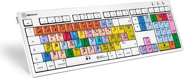 Logickeyboard LKB-LOGXP2-CWMU-DE - Volle Größe (100%) - Kabelgebunden - USB - Mechanischer Switch - QWERTZ