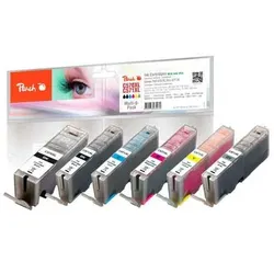 Peach PI100-313 Druckerpatrone Foto schwarz, Foto zyan, Foto grau, Foto magenta, Fotogelb