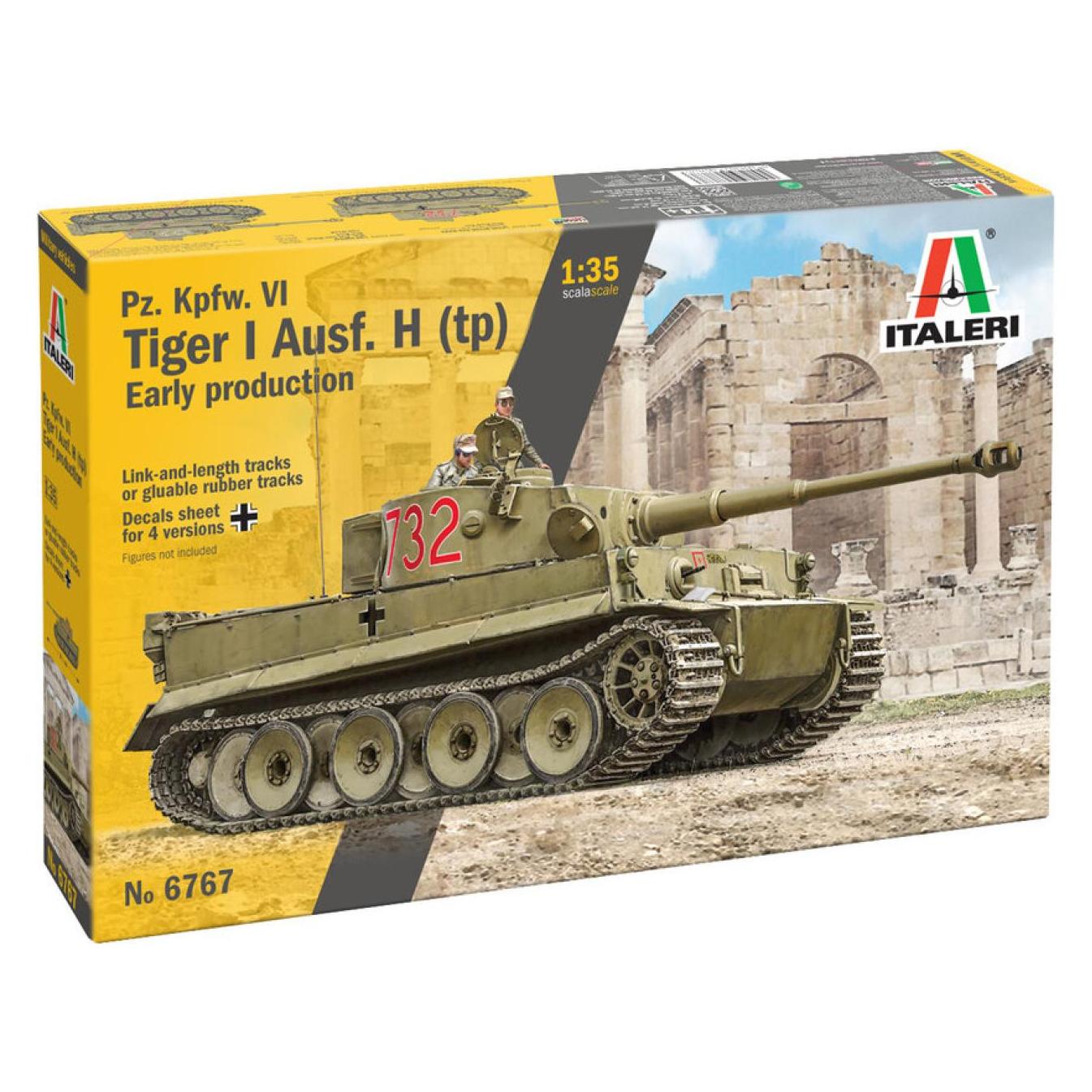 Italeri 1:35 Pz. Kpfw. VI Tiger I Ausf. E/H1 (510006767)