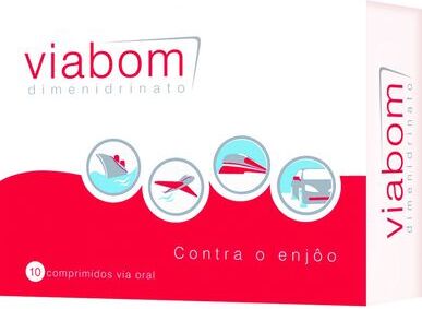 Viabom Comprimidos Contra o Enjoo 10 comprimidos