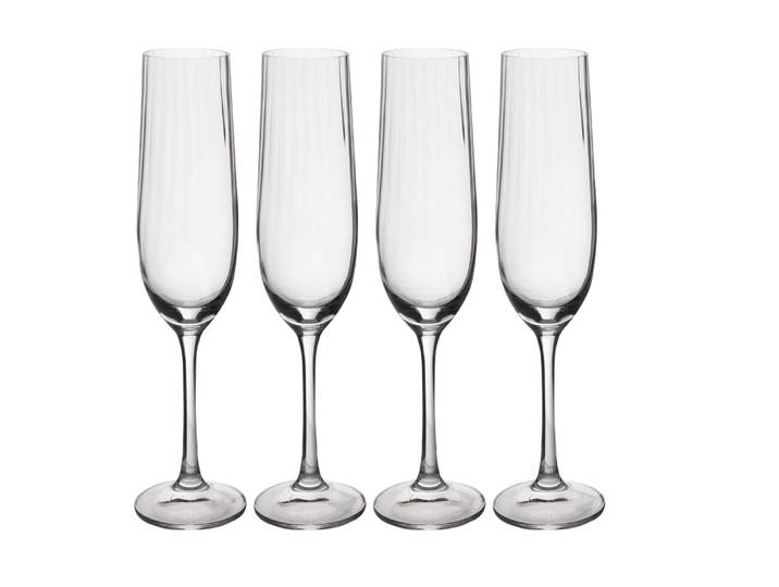 Flûtes à champagne, lot de 4, 190ml