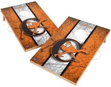 Skip's Garage Vintage Campbell University Fighting Camel Regulation 2x4 Cornhole Set