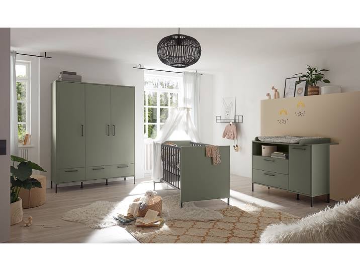 Babybett 70 x 140cm Grün/Salbei