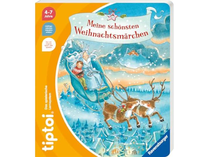 tiptoi® Meine schönsten Weihnachtsmärchen, Weihnachtsbuch für Kinder ab 4 Jahre (Märchenbücher)