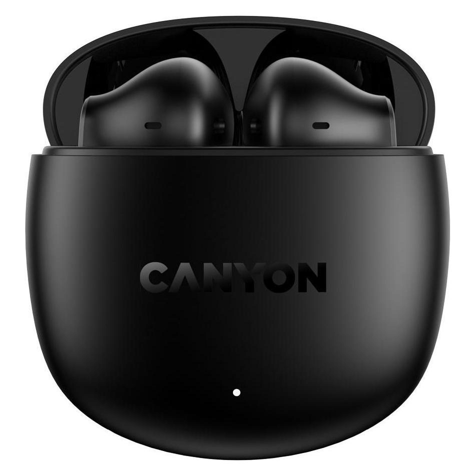 Canyon Słuchawki TWS OnGo 13 półotwarte czarne (Keine Geräuschunterdrückung, 6 h, Kabellos) (CNS-TWS13B)
