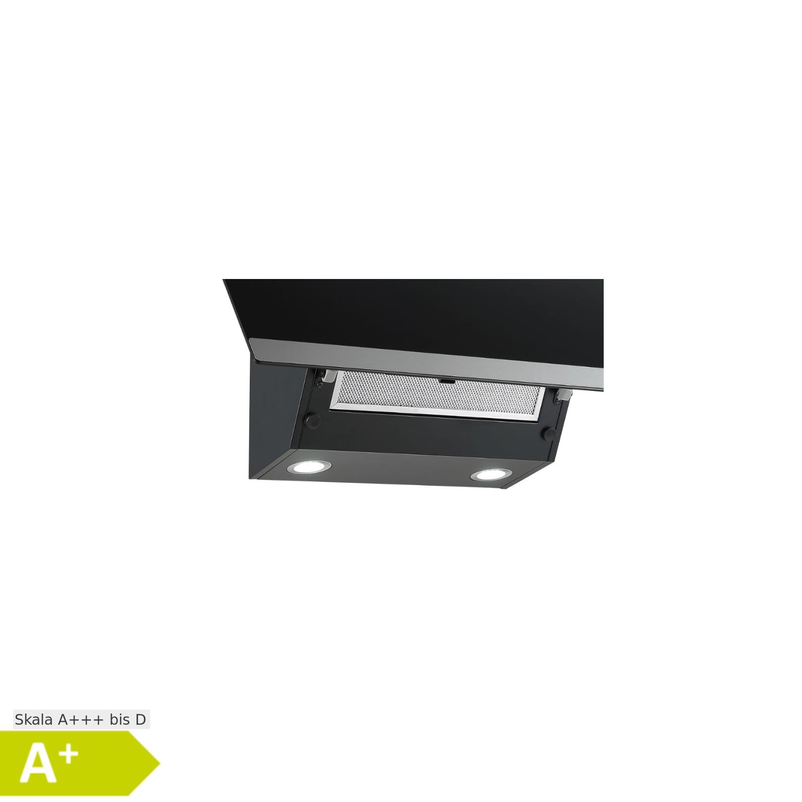 PKM Kopffreihaube S33-90A+BTH - 90cm, schwarz, Touch-Control, Dunstabzugshaube