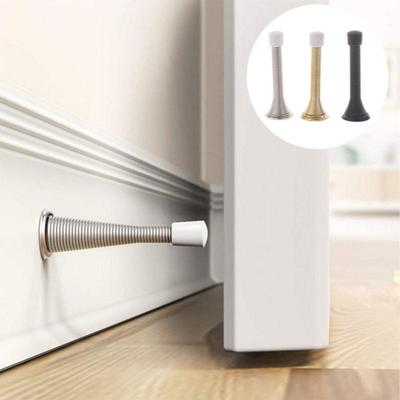 Stainless Steel Spring Door Stopper 3PCS Wall Protection Buffer Random Color Stainless Steel Spring Door Stopper 3PCS Wall Protection Buffer Random Color