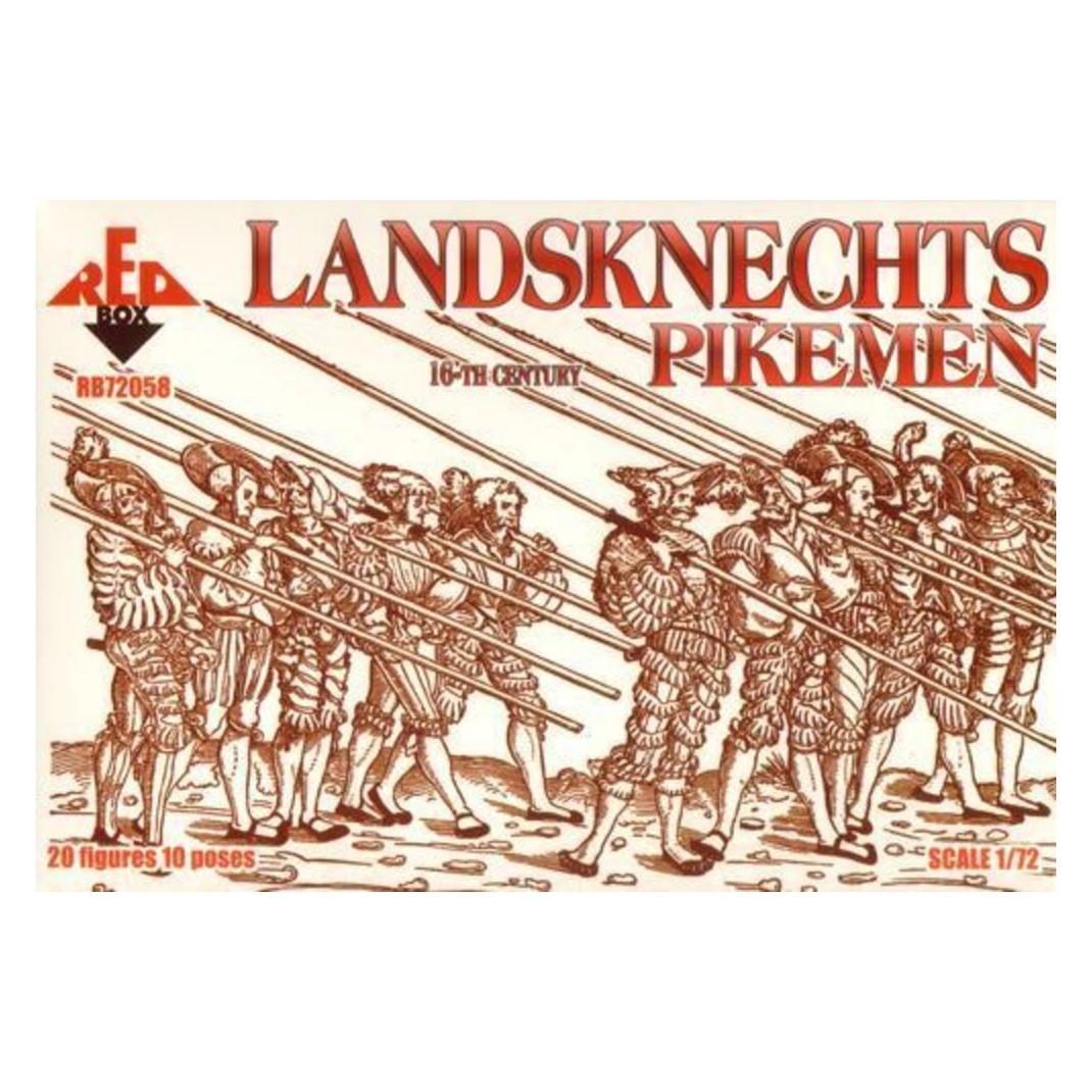 Red Box Landsknechts (Pikemen), 16th century (RB72058)