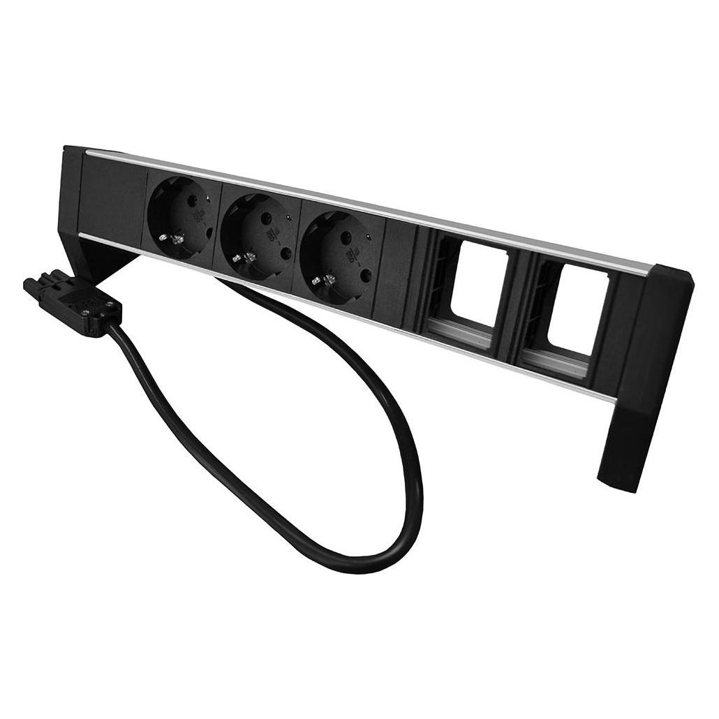 Plenty Prolink Desktop PDU 3x Type F with 2x empty module (PDS7032)