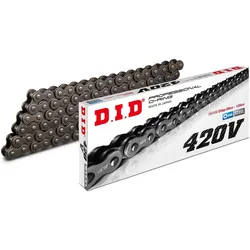 DID, Motorrad Zubehör, Antriebskette 420V-140 (140 Glieder) O-Ring (offen + Clip)