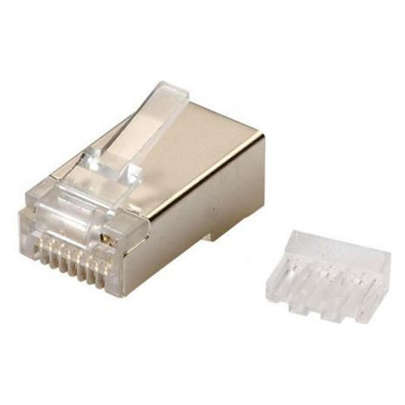 Lanview RJ45 FTP plug Cat6 for AWG 24-26 solid/stranded conductor, 10Stk. (F/UTP, CAT6, 300 m) (LVN125419)