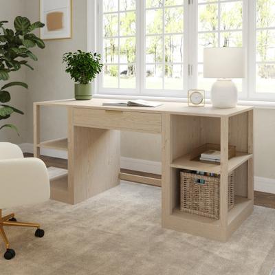 Martha Stewart Modular Single-Drawer Desk & Dual 2 Tier Shelves