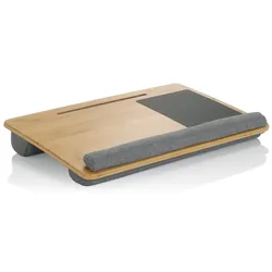 Laptopunterlage / Laptop Kissen COMFILAP 55 x 36 cm mit Maus- & Handgelenkauflage braun / grau hjh OFFICE