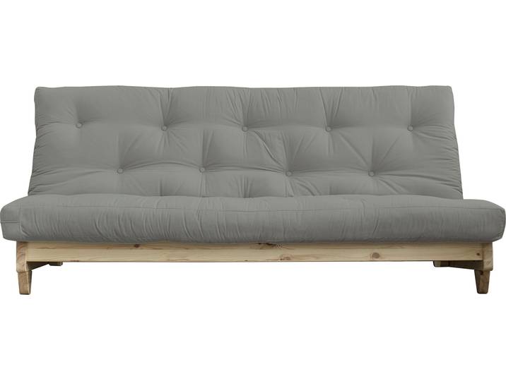 Schlafsofa KARUP DESIGN Fresh , grau, Gestell natur, Sofas, Schlafsofa, inkl. Futonmatratze