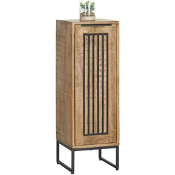 Seitenschrank Everest Naturfarben/Schwarz