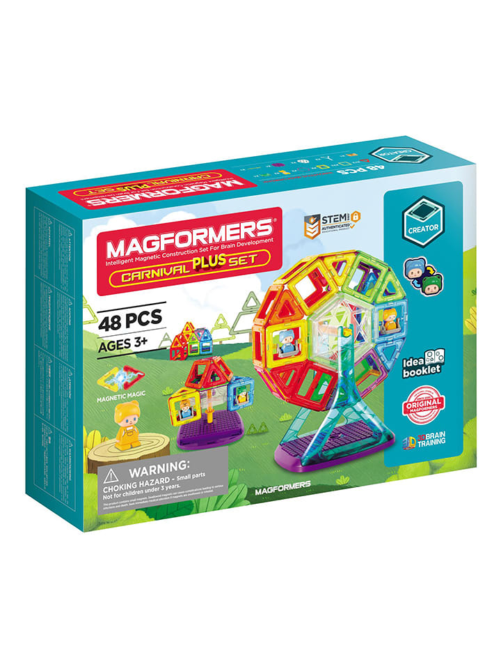 MAGFORMERS 48tlg. Magnetspiel "Carnival Plus" - ab 3 Jahren - onesize