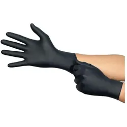 Ansell, Schutzhandschuhe, Einweghandschuh MicroFlex 94-242 Grösse XL schwarz Nitril EN374 PSA-Kategorie III (XL)