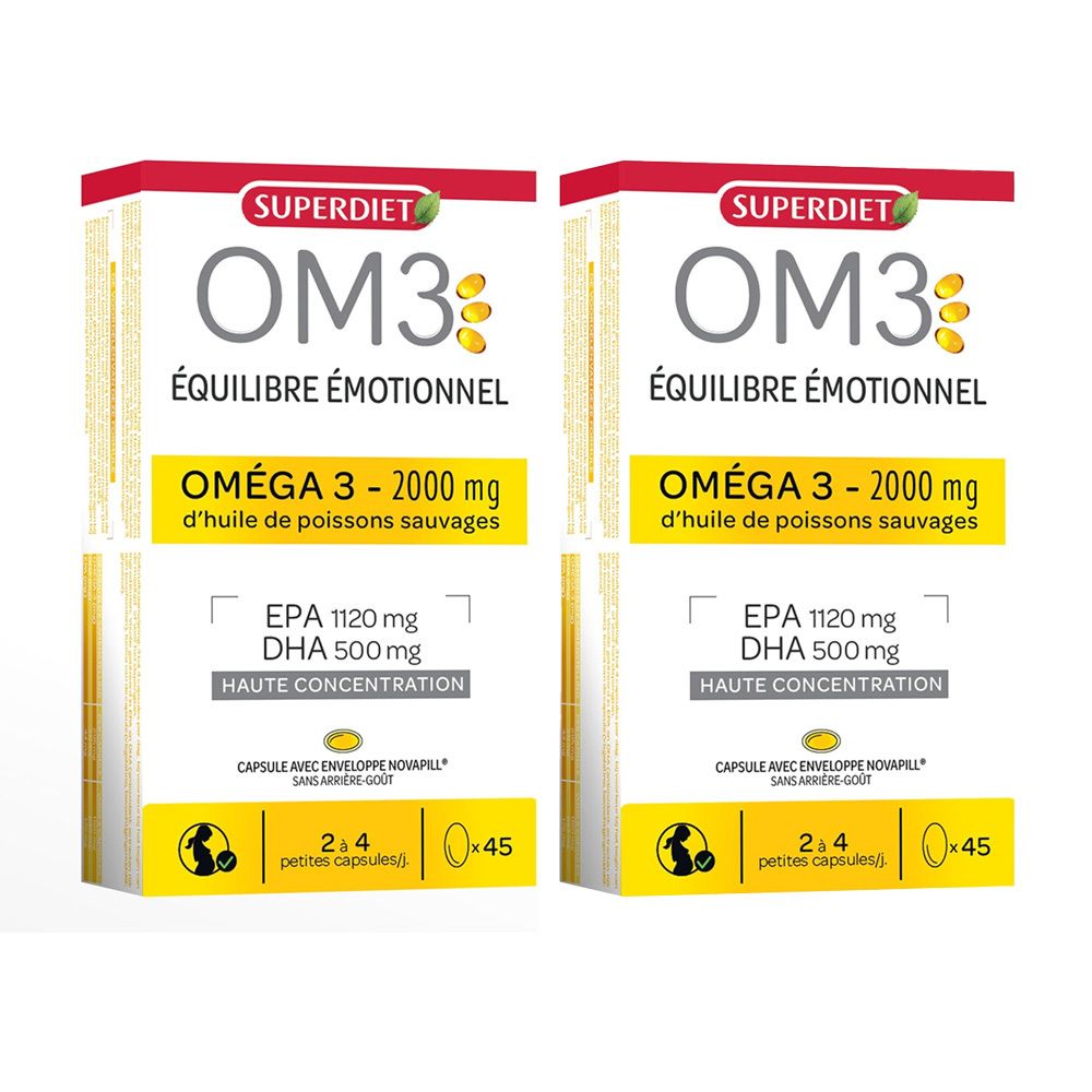 Om3 Premium Formule Emotioneel Evenwicht x2 2x45 St Kapseln