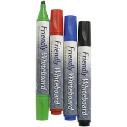 BALLOGRAF® Whiteboard-Marker-Set Friendly Medium, farbsortiert 2,0 - 5,0 mm