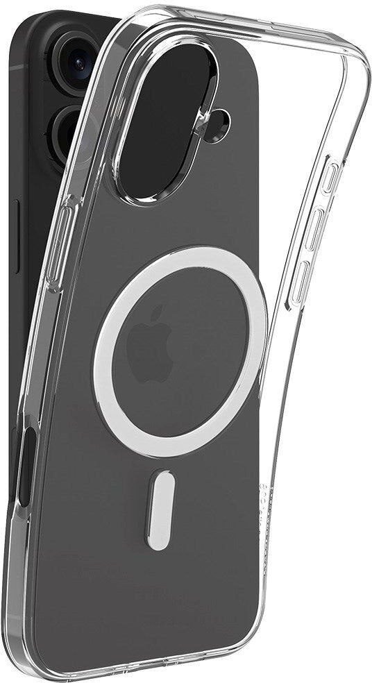 dbramante1928 iPhone 16 Plus Greenland Bagside Cover - 100% Genbrugsplast - MagSafe Kompatibel - Clear