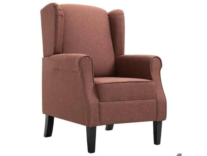 Haut de gamme - Fauteuil marron tissu EU03_1483109