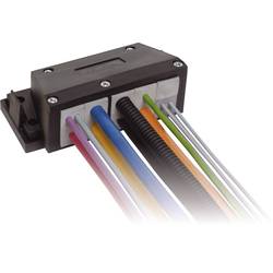 Icotek KEL-FG A10 Kabeleinführungsrahmen mit Flansch Montageloch-Durchmesser 5.5 mm Klemm-Ø (max.) 34 mm Polyamid Schwarz 1 St. 42320