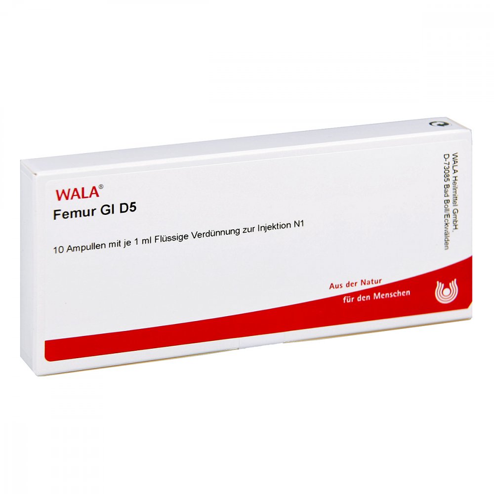WALA Heilmittel GmbH Femur Gl D5 Ampullen 04618151