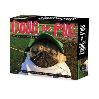 Doug the Pug 2026 Box Calendar-USA