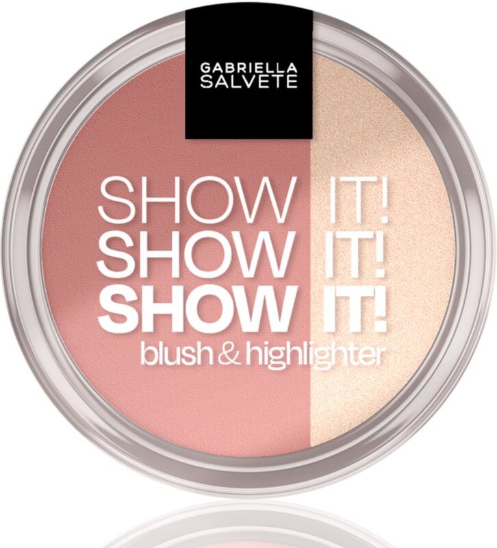 Gabriella Salvete Show It! blusher with illuminator shade 02 9 g