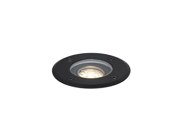 Spot encastré extérieur moderne noir 35 mm orientable IP65 -