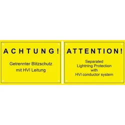 DEHN Hinweisschild HWS300X210AGB#480598