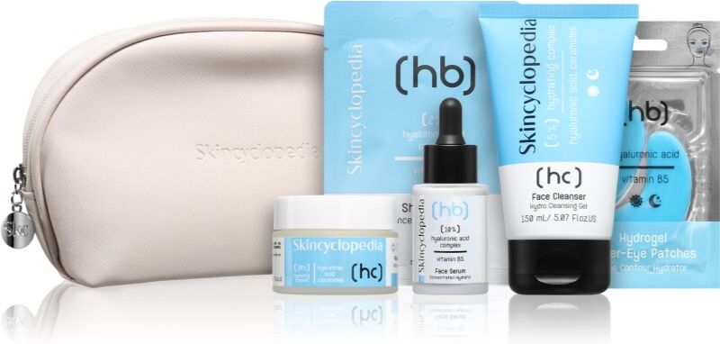Skincyclopedia Hydration Routine gift set for hydrating and firming skin W