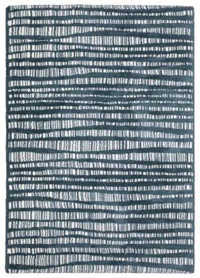 Style Haven Genoa Dashed Lines Dark Teal/ Ivory Area Rug