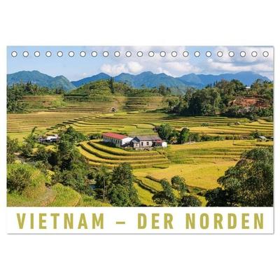 Vietnam - Der Norden (Tischkalender 2026 DIN A5 quer), CALVENDO Monatskalender
