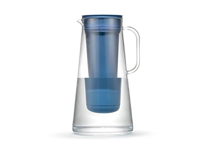 LifeStraw Home - Wasserfilter Krug 7 Tassen Stormy Blue BPA-frei für den täglichen Schutz vor Bakterien, Parasiten, Mikroplastik, Blei, Quecksilber, PFAS und einer Vielzahl von Chemikalien