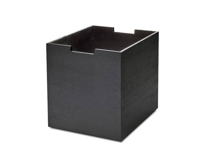 Fritz Hansen Cutter Verwahrungsbox groß Eiche schwarz lackiert