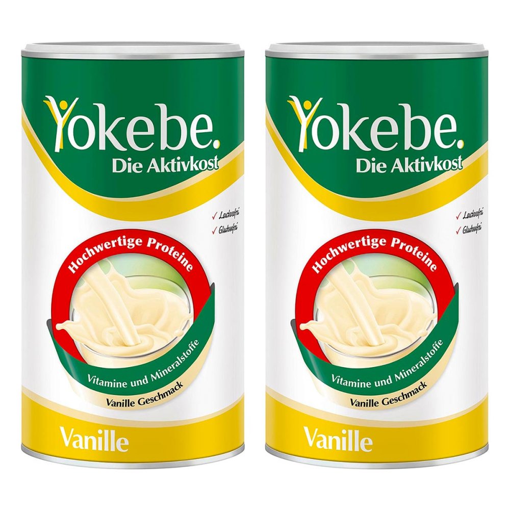 Naturwohl Pharma GmbH Yokebe Vanille - Diätshake zur Gewichtsabnahme - mit Protein 08105202