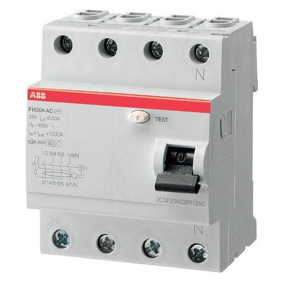ABB RC CIRCUIT BREAKER FH204 AC-40/0.03 (2CSF204004R1400)