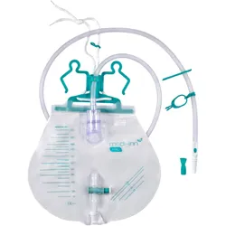 Medi-Inn PRO Urinbeutel closed System, 120 cm, 2000 ml, steril verpackt 1 Stück
