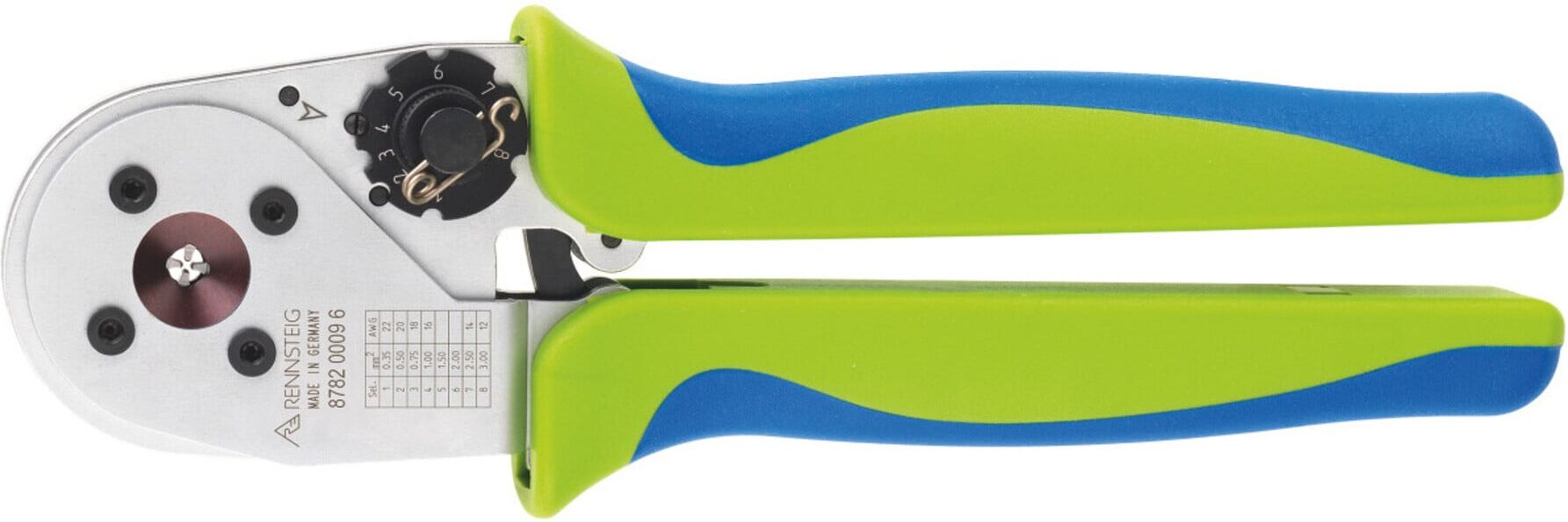 Rennsteig Vierdorn-Crimpzange SelectorCrimp HDT-48, 2K-Griffe, Typ: 3 (8782 0009 6)